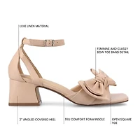 Journee Collection Womens Zevi Heeled Sandals