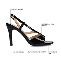 Journee Collection Womens Varra Heeled Sandals