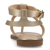 Journee Collection Womens Tangie Ankle Strap Flat Sandals