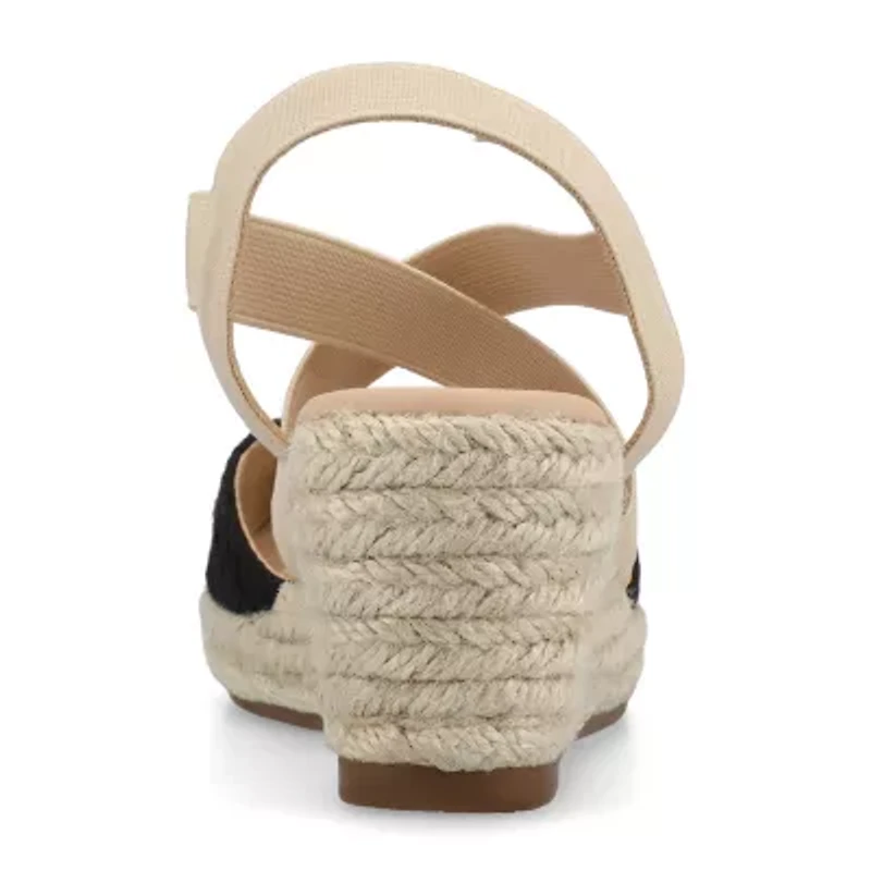 Journee Collection Womens Ashlee Wedge Sandals