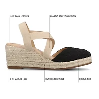 Journee Collection Womens Ashlee Wedge Sandals