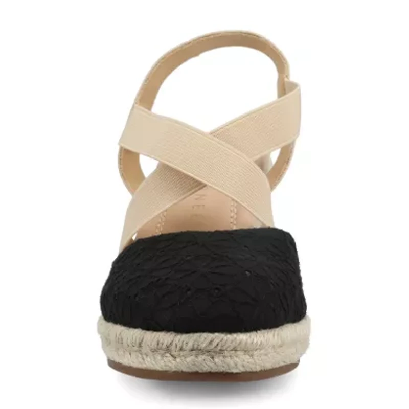 Journee Collection Womens Ashlee Wedge Sandals