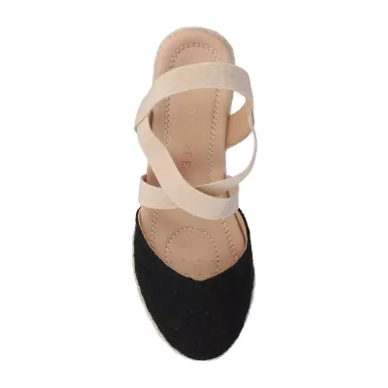 Journee Collection Womens Ashlee Wedge Sandals