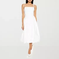 Forever 21 Bubble Hem Womens Sleeveless Juniors Drop Waist Dress