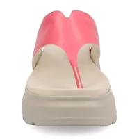 Journee Collection Womens Carah Wedge Sandals