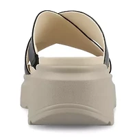Journee Collection Womens Cathie Slide Sandals