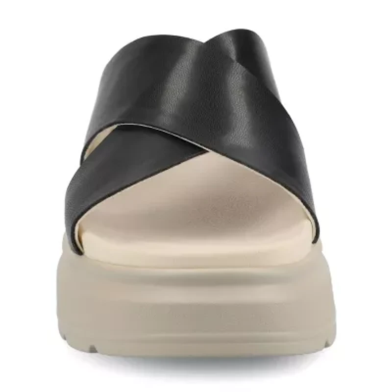 Journee Collection Womens Cathie Slide Sandals