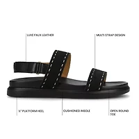 Journee Collection Womens Milie Flat Sandals