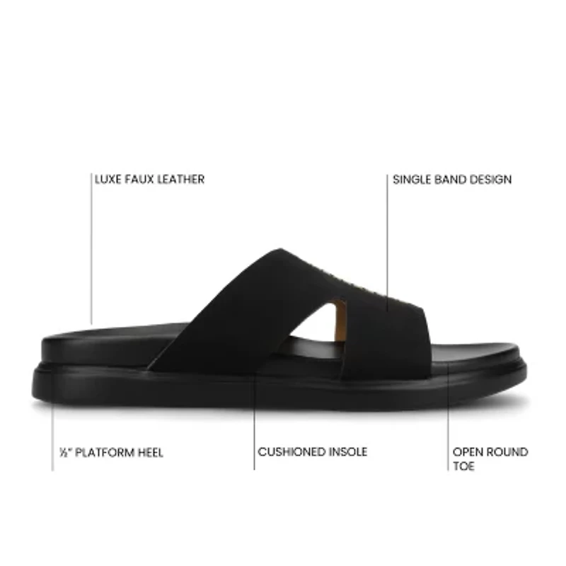 Journee Collection Womens Misey Flat Sandals