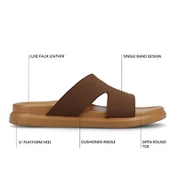 Journee Collection Womens Misey Flat Sandals