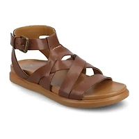 Journee Collection Womens Mistee Ankle Strap Flat Sandals