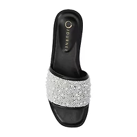 Journee Collection Womens Precly Flat Sandals