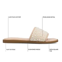 Journee Collection Womens Precly Flat Sandals