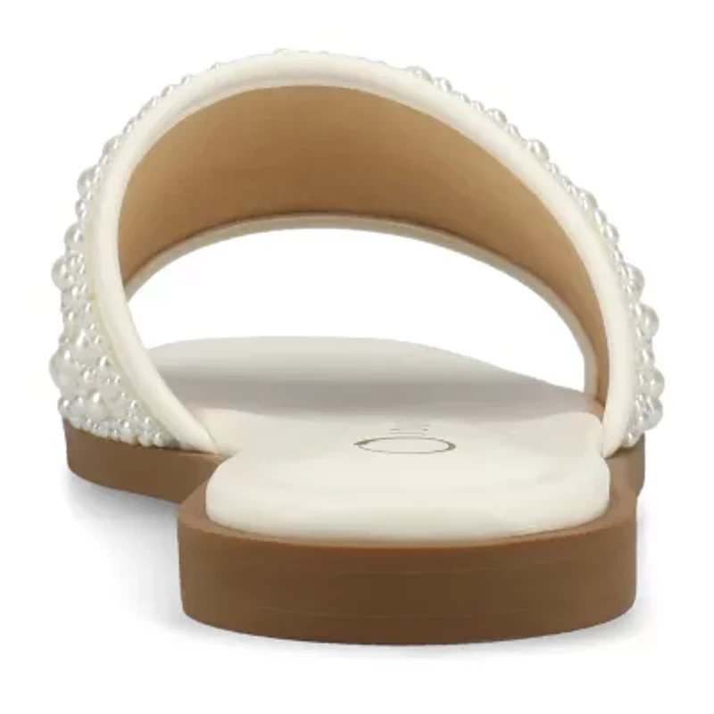 Journee Collection Womens Precly Flat Sandals