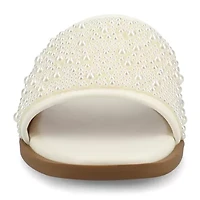 Journee Collection Womens Precly Flat Sandals