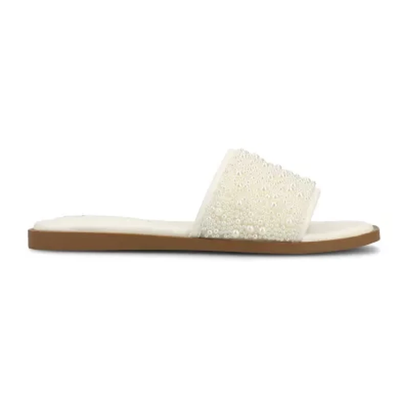 Journee Collection Womens Precly Flat Sandals