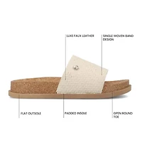 Journee Collection Womens Sheena Flat Sandals