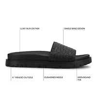 Journee Collection Womens Starr Flat Sandals