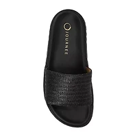 Journee Collection Womens Starr Flat Sandals