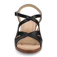 Journee Collection Cloudsteppers Womens Kedzieii Wedge Sandals