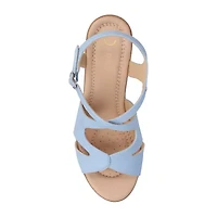 Journee Collection Womens Kedzieii Wedge Sandals