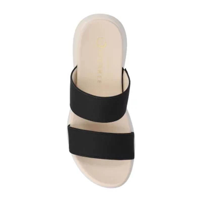 Journee Collection Womens Janis Flat Sandals