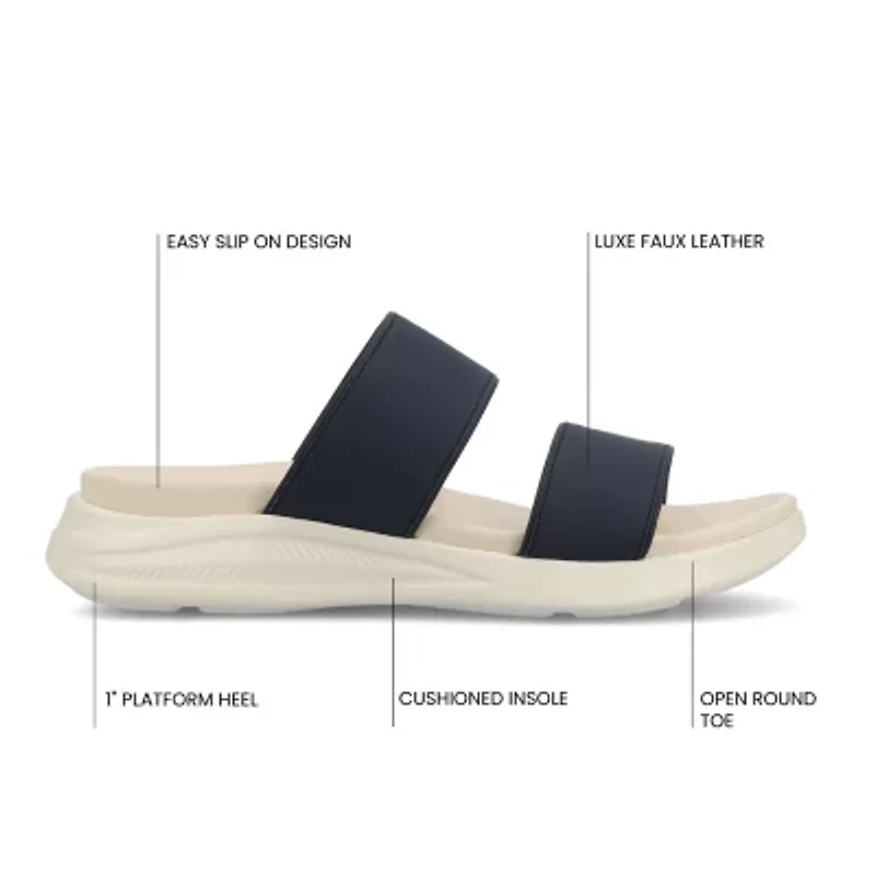 Journee Collection Womens Janis Flat Sandals