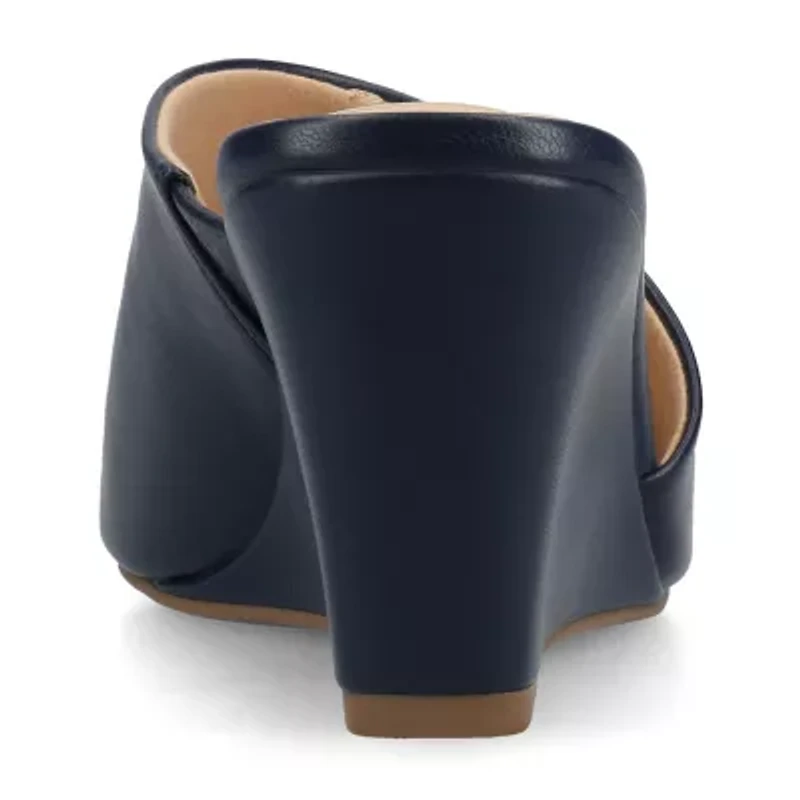 Journee Collection Womens Clementine Wedge Sandals