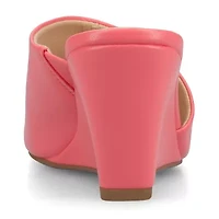Journee Collection Womens Clementine Wedge Sandals