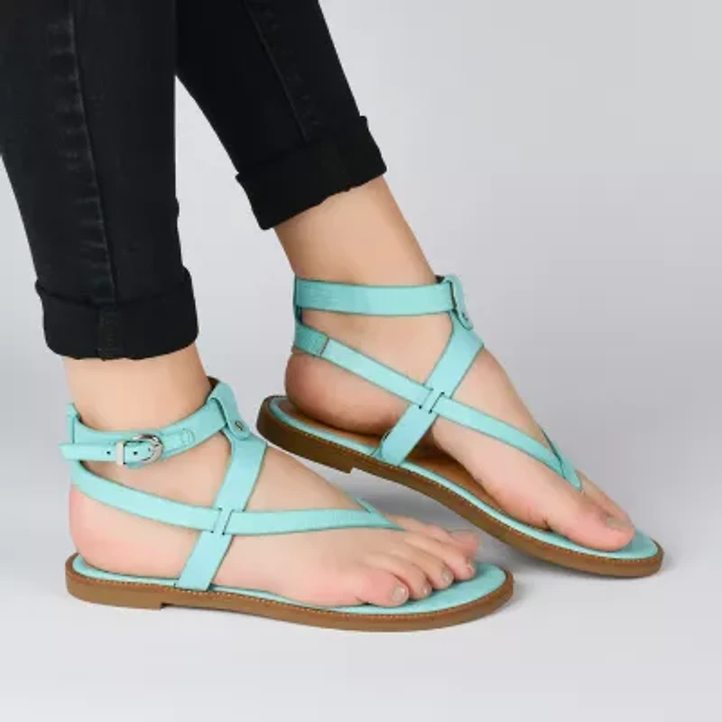 Journee Collection Womens Tangie Flat Sandals