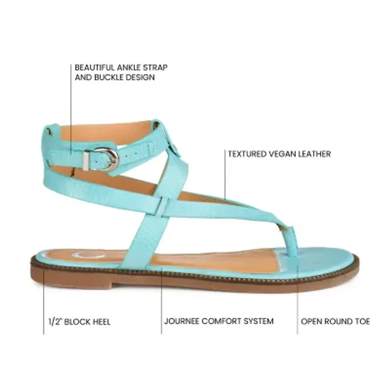 Journee Collection Womens Tangie Flat Sandals