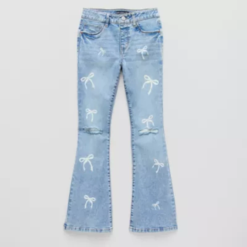 Vanilla Star Big Kid Girls Flare Leg Jean