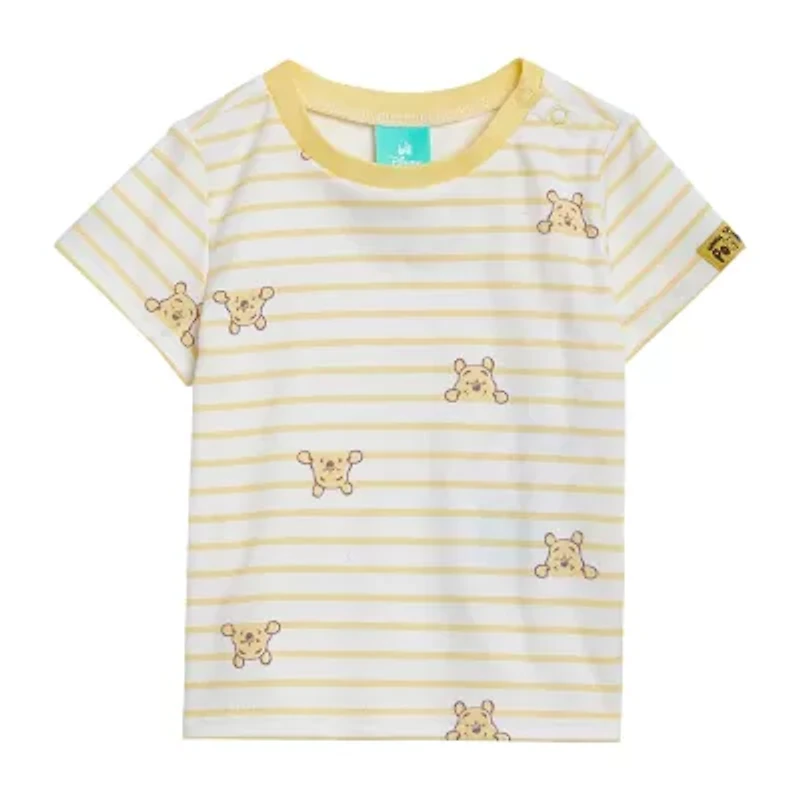 Disney Baby Boys 2-pc. Winnie The Pooh Shortall Set