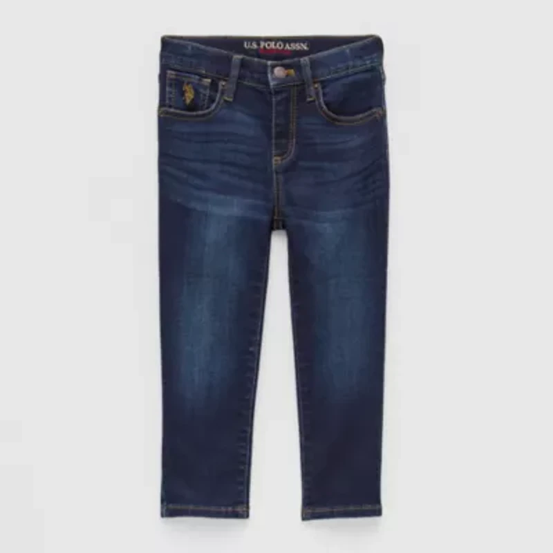 U.S. Polo Assn. Toddler Boys Straight Classic Fit Pull-On Pant