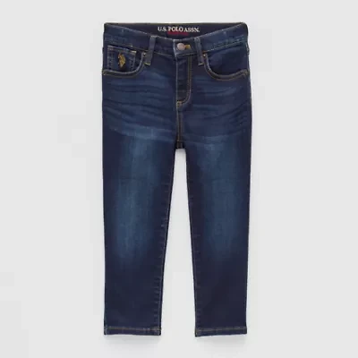 U.S. Polo Assn. Toddler Boys Straight Classic Fit Pull-On Pant