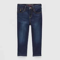 U.S. Polo Assn. Toddler Boys Straight Classic Fit Pull-On Pant