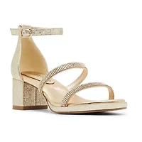 Madden Girl Sidra Little & Big Kid Girls Round Open Toe Block Heel Pumps