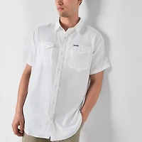 Columbia Utilizer Mens Short Sleeve Regular Fit Button-Down Shirt