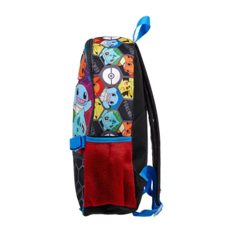 Licensed Pokemon 5-Piece Backpack Set
