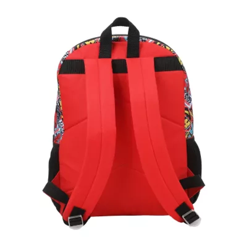 Licensed Hot Wheels 5-Piece Backpack Set