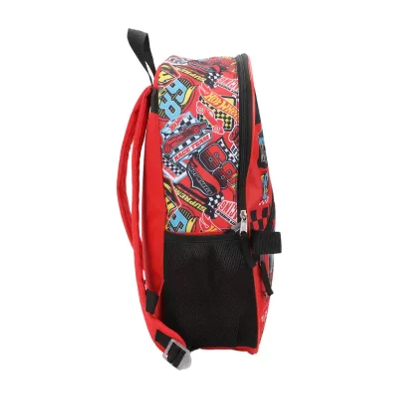 Licensed Hot Wheels 5-Piece Backpack Set