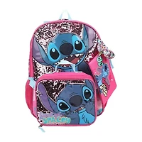 Licensed Disney Stitch 5-Piece Backpack Set