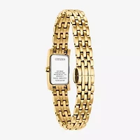 Citizen Womens Gold Tone Stainless Steel Bracelet Watch Eg7112-59d