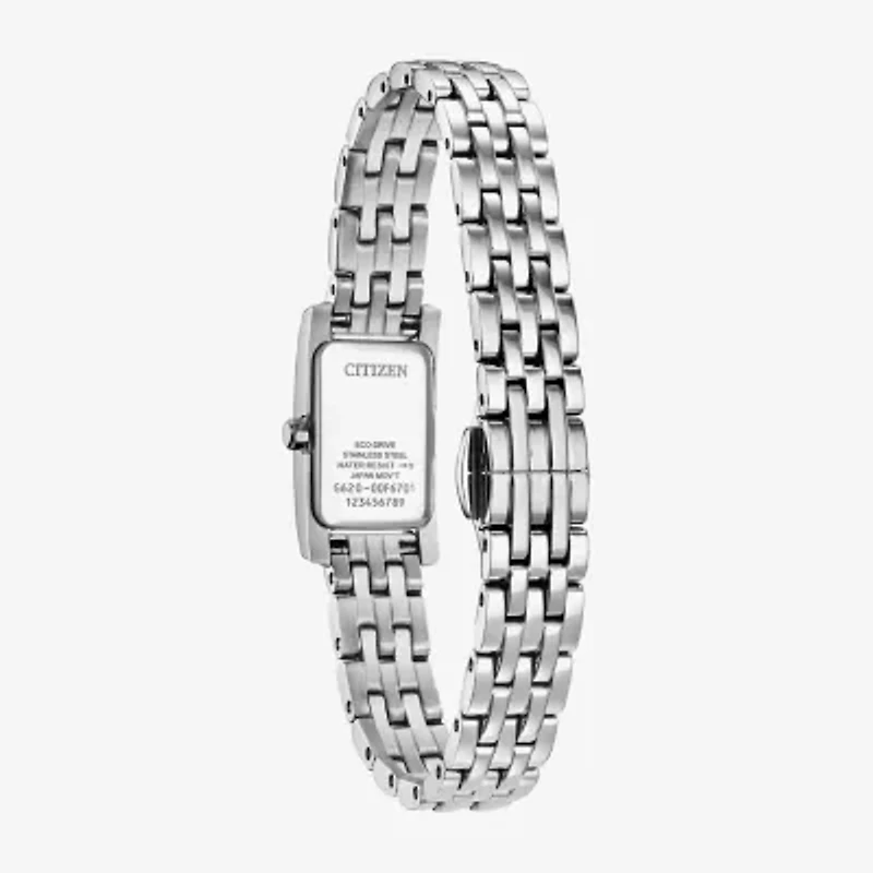 Citizen Womens Silver Tone Stainless Steel Bracelet Watch Eg7110-54y