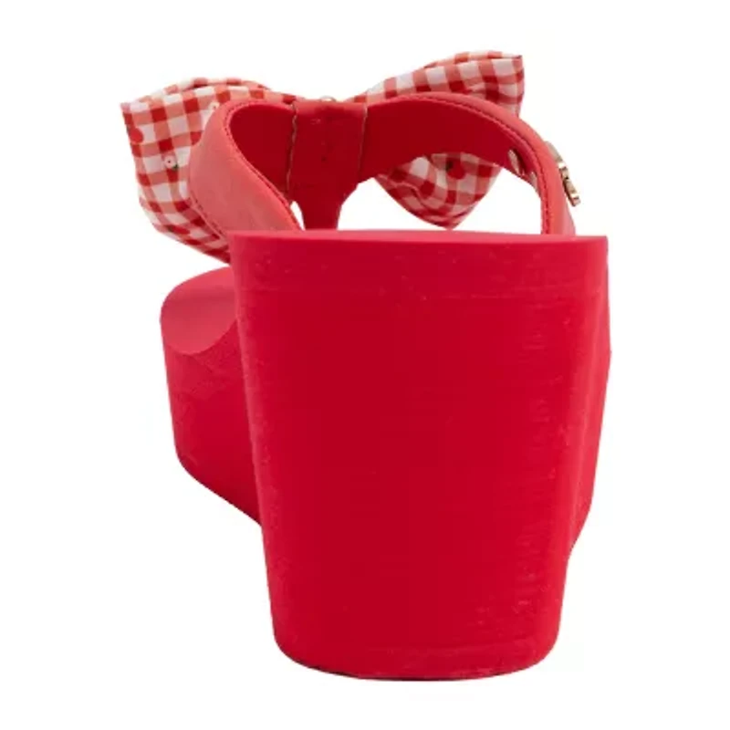 Juicy Couture Womens Undine 2 Wedge Sandals