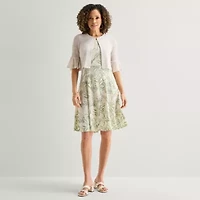 Perceptions Womens Leaf Jacket Dress
