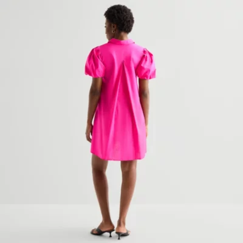 Sam And Jess Womens Short Sleeve Shift Dress