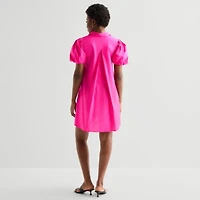 Sam And Jess Womens Short Sleeve Shift Dress