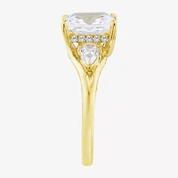 Love Lives Forever (F / Vs2) Womens 2 5/8 Ct. T.W. Lab Grown White Diamond 14K Gold Rectangular 3-Stone Engagement Ring