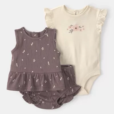 Carter's Baby Girls 3-pc. Short Set